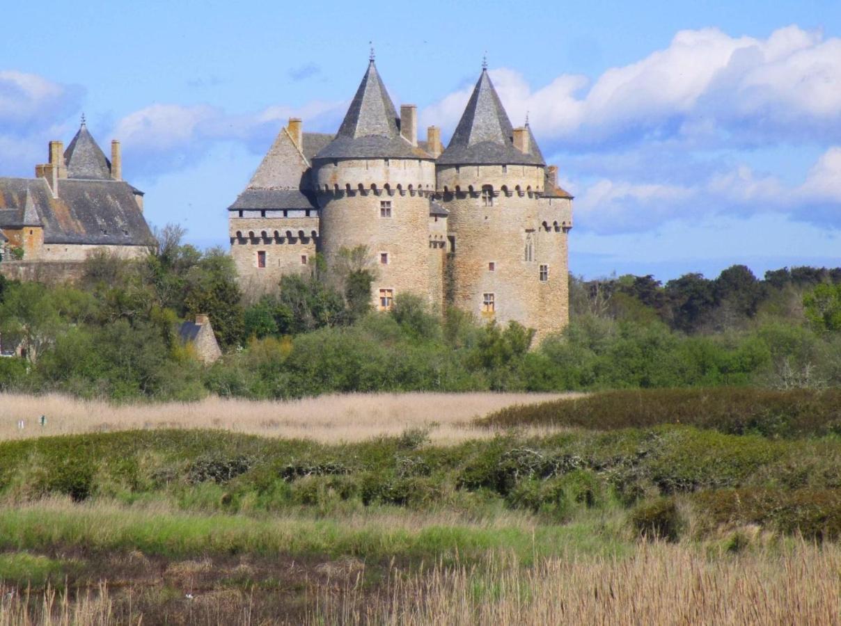 Maison 8 pers en bord de mer avec piscine chauffée toute l'année, spa et hamman Surzur Exterior foto