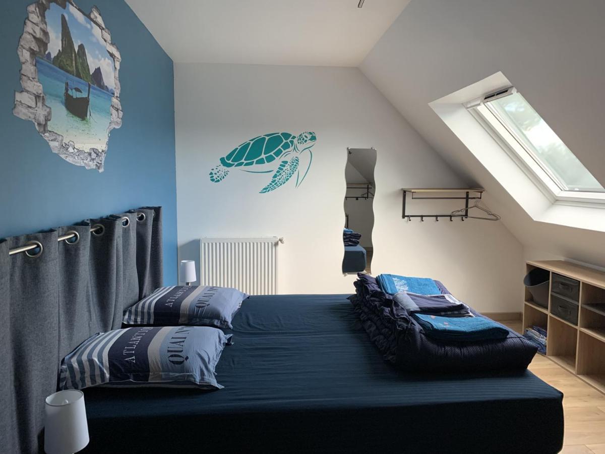 Maison 8 pers en bord de mer avec piscine chauffée toute l'année, spa et hamman Surzur Exterior foto